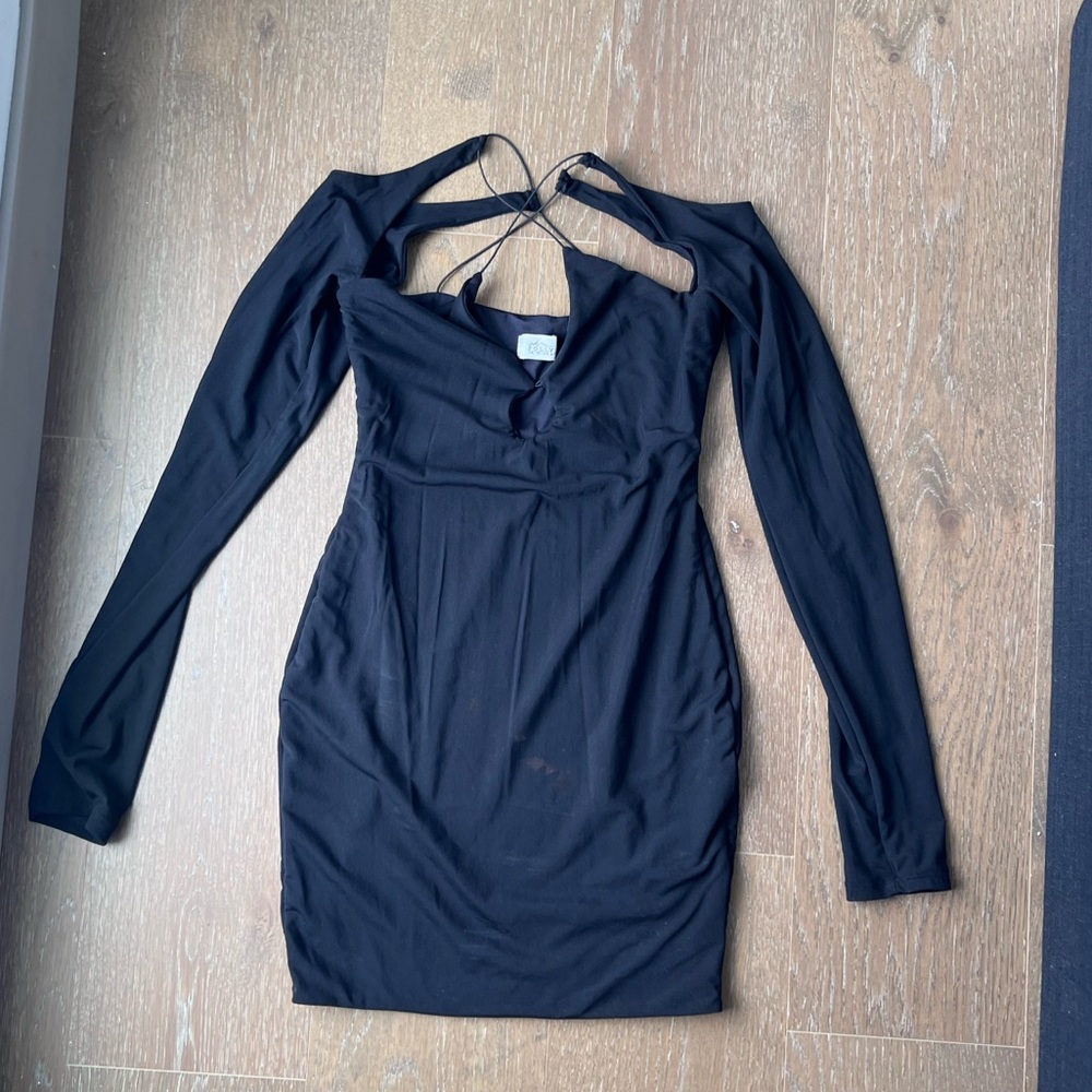 Black Strappy Dress